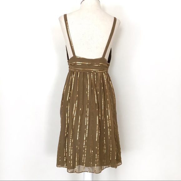 Milly New York Cocktail Dress W Gold - Picture 4 of 6